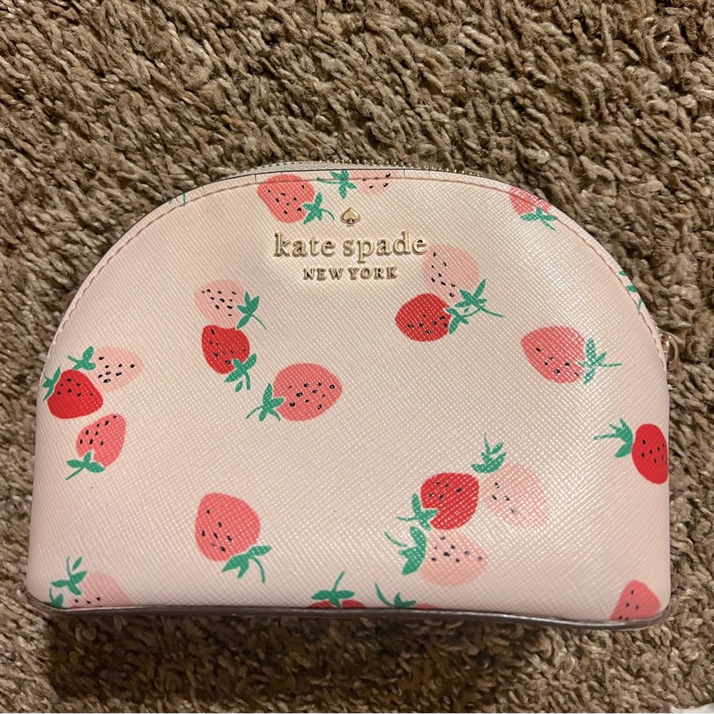 Kate Spade Wild Strawberry Cosmetic Bag